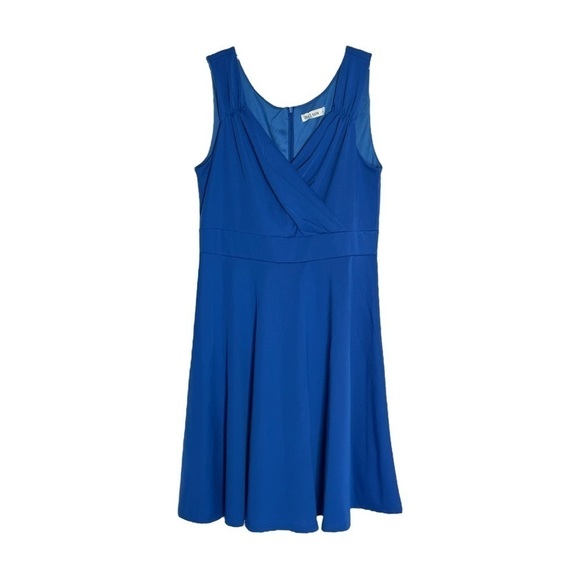 Grace Karin Royal Blue Fit & Flare Dress - Size XL Classic Style - Picture 1 of 8